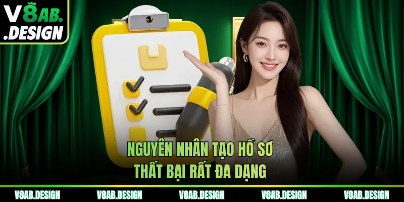 Nguyên nhân tạo hồ sơ thất bại rất đa dạng